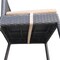 Armen Living Tropez Outdoor Patio Wicker Barstool with Water Resistant Beige Fabric Cushions LCTRBABE - alternate 8